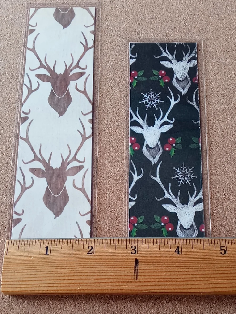 Reversible Christmas Bookmarks💚